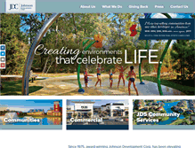 Tablet Screenshot of johnsondevelopment.com